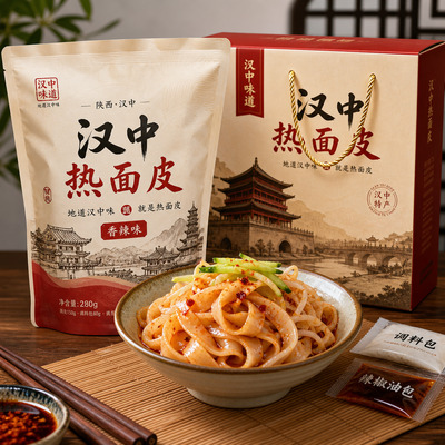 汉中热面皮伴手礼